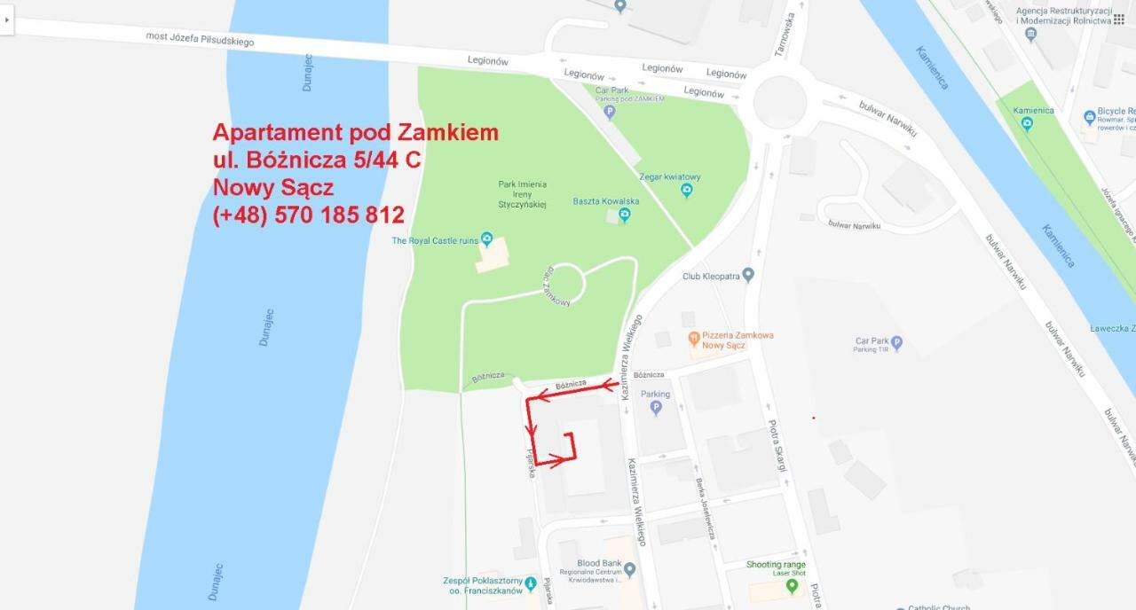 Apartament Pod Zamkiem Nowy Sącz Exteriér fotografie
